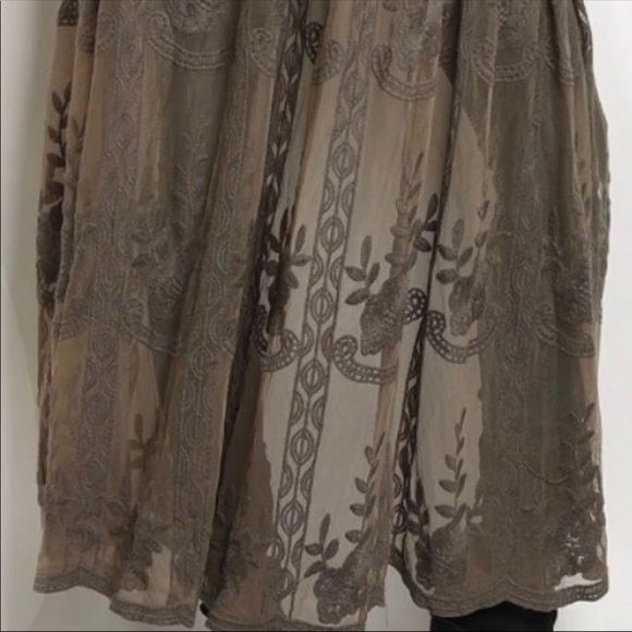 LAST ONE OLIVE LACE DUSTER KIMONO  (NOT BLACK - Picture 4 of 4